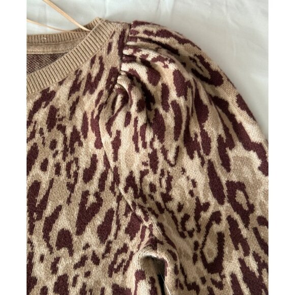 NWT Anthropologie MAEVE Puff-Sleeve Pullover Sweater - Picture 7 of 12